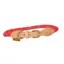 Digby and Fox Reflective Dog Collar in Red